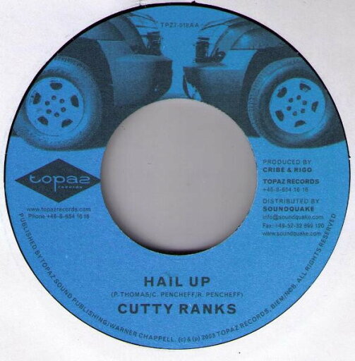 【中古】ジャマイカ7” Chico / Cutty Ranks Love Di Gals Dem / Hail Up NONE Topaz Records /00080 【中古】ジャマイカ7” Chico / Cutty Ranks Love Di Gals Dem / Hail Up NONE Topaz Records /00080