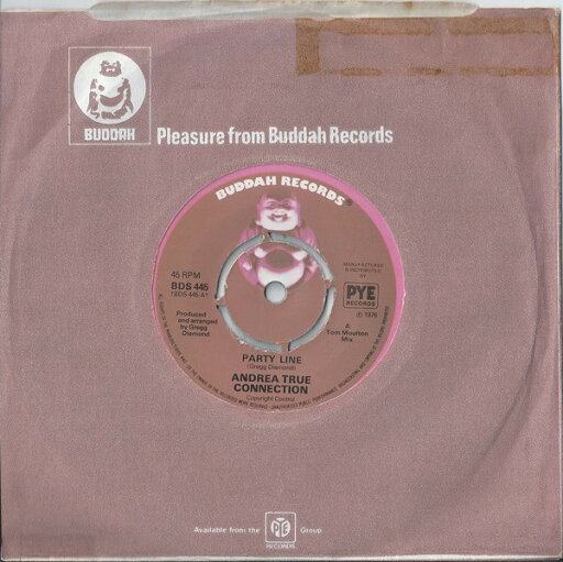 【中古】英7” Andrea True Connection Party Line BDS445 Buddah Records /00080 【中古】英7” Andrea True Connection Party Line BDS445 Buddah Records /00080