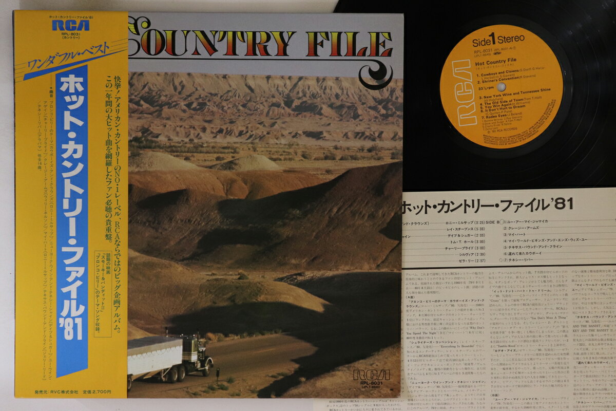 šLP Various Hot Country File 81 RPL8031 RCA /00260