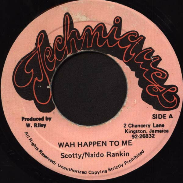 ・アーティスト Scotty & Nardo Ranks ・タイトル Wha Happen To Me ・レーベル・型番 Techniques NONE ・フォーマット 7インチレコード ・コンディション(盤) 良い (VG+) ・コンディション(ジャケット) プレインカバー（元ジャケット／カバー無し） ・コンディション(帯) オビなし ・特記事項 サンプル画像です。実際の商品の画像ではありません 商品写真はバーコード/カタログ番号に対応したサンプル画像ですので、お送りする商品の画像ではありません。帯やライナーなどの付属品は、特記事項に記載されている場合のみ含まれます。プロモやカラーレコードなどの仕様についても、該当する場合のみ特記事項に記載しています。 【ご購入前に必ずご確認ください】 ・本店サイト(www.recordcity.jp)とは価格、送料が違います ・本店サイト、その他支店のオーダーとは同梱発送できません ・注文確定後に別の注文を頂いた場合、注文同士の同梱は致しかねます。 ・別倉庫から発送しているため、店頭受け渡しは対応しておりません ・一部商品は他の通販サイトでも販売しているため、ご注文のタイミングによっては商品のご用意ができない場合がございます。 ・土日祝日はお休みです 金曜・祝前日9時以降のご連絡またはご入金は、返答または発送が週明け・祝日明けに順次対応となります。 ・ご購入後のキャンセル不可 ご購入後のキャンセルはいかなる理由においてもお受けできません。ご了承の上、ご購入くださいませ。 ・日本郵便(ゆうパック/ゆうメール)によるお届けになります。 ・中古品であることをご理解ください 当ストアでは中古商品を主に販売しております。中古品であることをご理解の上ご購入ください。また、一部商品はRecordCityオンラインストアで試聴可能です。 ・返品について お客様のご都合による返品は一切承っておりません。 表記の内容と実際の商品に相違がある場合、また針飛び等で返品・返金をご希望される場合は、商品の到着後1週間以内にご連絡ください。商品の返送をこちらで確認後、キャンセル・返金を行います。 コンディションVG以下の商品は返品できません。プレイに影響のない表面のこすれ傷、プレス起因のノイズ盤は返品の対象外です。 【コンディション表記】 ・ほぼ新品(M-)(Like New) 完全な新品。未使用。当店ではほぼ使用しません ・非常に良い(EX)(Excellent) 中古盤として美品な状態。わずかな経年を感じるものの傷みを感じさせない、当店基準で最高の状態 ・良い(VG+)(Very Good Plus) 丁寧に扱われた中古品で、軽い使用感がみられる。 ・可(VG)(Acceptable) 使い込まれた中古品で、「良い」よりもさらに使用感がみられる。 ・悪い(VG-)(Bad) 状態が悪いアイテム。使用の保障はなく、再生不可、針飛び、目立つノイズがあるかもしれない。状態によるクレーム不可。返品不可。 ・非常に悪い(G)(Very Bad) 「悪い」よりさらに状態が悪いアイテム。使用の保障はなく、再生不可、針飛び、目立つノイズがあるかもしれない。状態によるクレーム不可。返品不可。 ・ジャンク(Fair)(Junk/Fair) 割れている、反っている、水ダメージがある、カビ、ジャケットが分離している、ひどい書き込み、ひどい擦れなど最低の状態。使用の保障はなく、再生不可、針飛び、目立つノイズがあるかもしれない。状態によるクレーム不可。返品不可。 ・ジャンク(Poor)(Junk/Poor) 割れている、反っている、水ダメージがある、カビ、ジャケットが分離している、ひどい書き込み、ひどい擦れなど最低の状態。使用の保障はなく、再生不可、針飛び、目立つノイズがあるかもしれない。状態によるクレーム不可。返品不可。