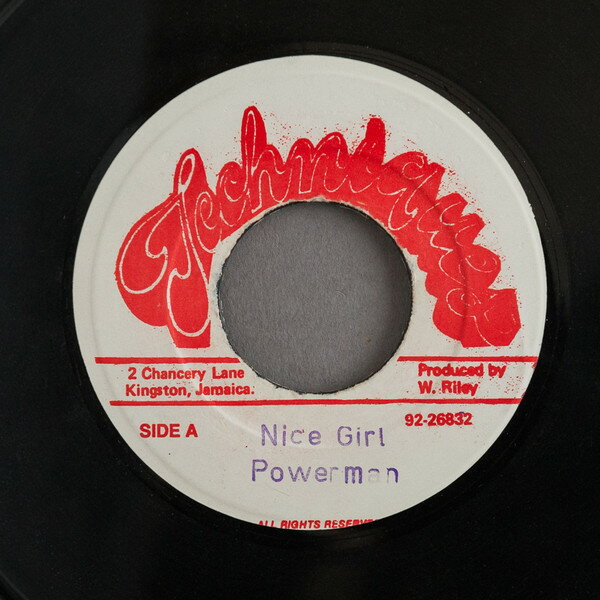 Artist Name: N - 【中古】ジャマイカ7” Powerman Nice Girl NONE Techniques /00080