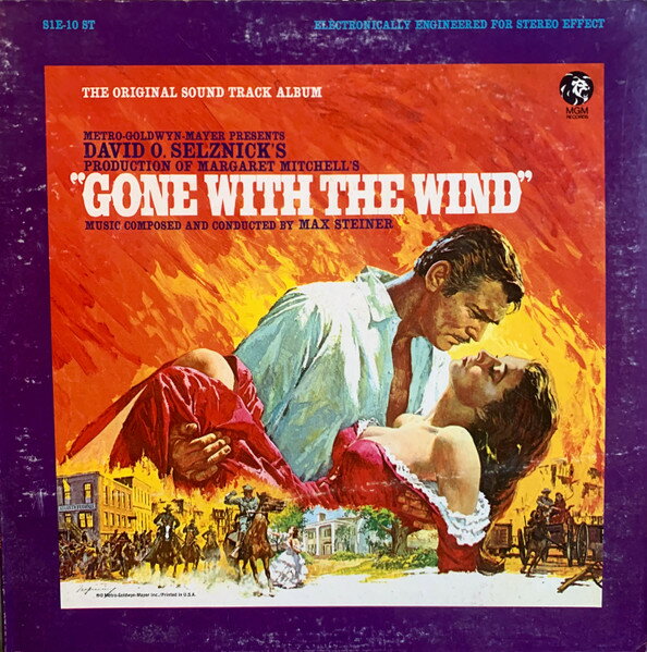 【中古】米LP Max Steiner Gone With The Wind (Original Soundtrack Album) S1E10ST MGM Records /00260