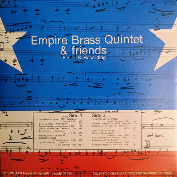 【中古】米LP Empire Brass Quintet Including American Brass Band Journal Revisited SAS2017 Sine Qua Non Superba /00400