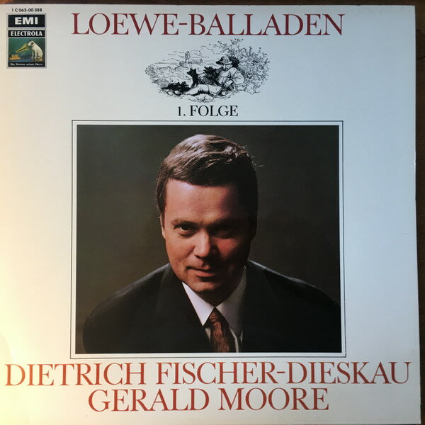 【中古】独LP Loewe Dietrich Fischer-Dieskau Loewe-Balladen, 1. Folge 1C06300388 Die Stimme Seines He /00260
