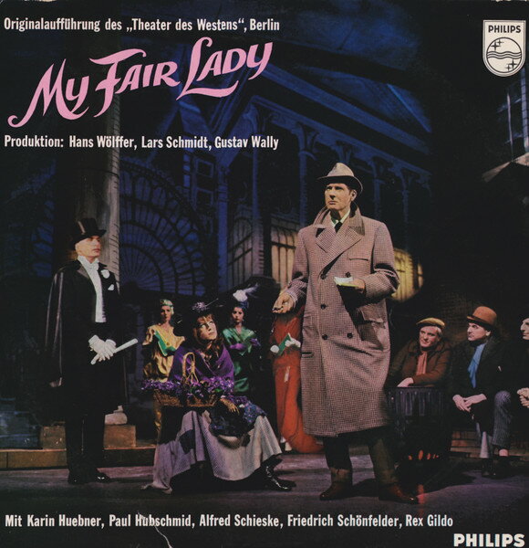 【中古】独LP Karin Hubner, Paul Hubschmid, My Fair Lady S08644L Philips /00260
