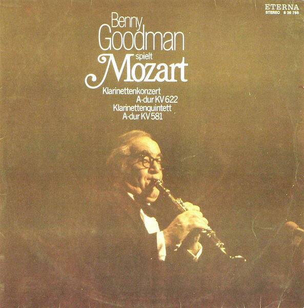 【中古】独LP Benny Goodman Mozart, Klarinettenkonzert / Klarinettenquintett 826765 ETERNA /00260