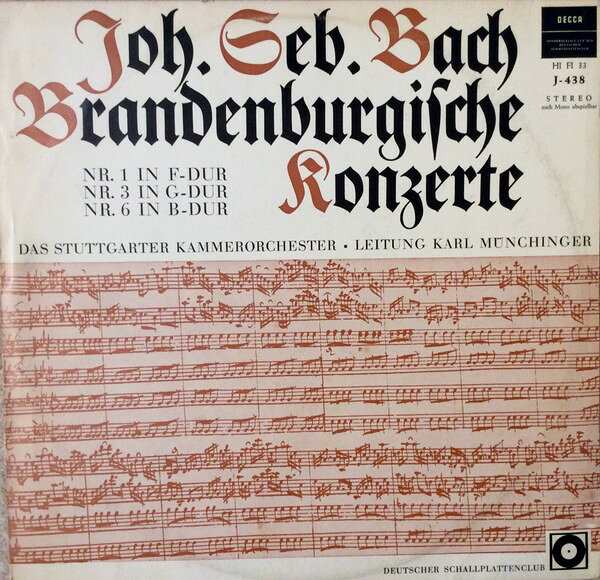 ・アーティスト Bach / Karl M?nchinger, Stuttgarter Kammerorchester ・タイトル Brandenburg Concertos Nos. 1, 3 & 6 ・レーベル・型番 Decca BD545B ・フォーマット LPレコード ・コンディション(盤) 良い (VG+) ・コンディション(ジャケット) 良い (VG+) ・コンディション(帯) オビなし ・特記事項 サンプル画像です。実際の商品の画像ではありません 商品写真はバーコード/カタログ番号に対応したサンプル画像ですので、お送りする商品の画像ではありません。帯やライナーなどの付属品は、特記事項に記載されている場合のみ含まれます。プロモやカラーレコードなどの仕様についても、該当する場合のみ特記事項に記載しています。 【ご購入前に必ずご確認ください】 ・本店サイト(www.recordcity.jp)とは価格、送料が違います ・本店サイト、その他支店のオーダーとは同梱発送できません ・注文確定後に別の注文を頂いた場合、注文同士の同梱は致しかねます。 ・別倉庫から発送しているため、店頭受け渡しは対応しておりません ・一部商品は他の通販サイトでも販売しているため、ご注文のタイミングによっては商品のご用意ができない場合がございます。 ・土日祝日はお休みです 金曜・祝前日9時以降のご連絡またはご入金は、返答または発送が週明け・祝日明けに順次対応となります。 ・ご購入後のキャンセル不可 ご購入後のキャンセルはいかなる理由においてもお受けできません。ご了承の上、ご購入くださいませ。 ・日本郵便(ゆうパック/ゆうメール)によるお届けになります。 ・中古品であることをご理解ください 当ストアでは中古商品を主に販売しております。中古品であることをご理解の上ご購入ください。また、一部商品はRecordCityオンラインストアで試聴可能です。 ・返品について お客様のご都合による返品は一切承っておりません。 表記の内容と実際の商品に相違がある場合、また針飛び等で返品・返金をご希望される場合は、商品の到着後1週間以内にご連絡ください。商品の返送をこちらで確認後、キャンセル・返金を行います。 コンディションVG以下の商品は返品できません。プレイに影響のない表面のこすれ傷、プレス起因のノイズ盤は返品の対象外です。 【コンディション表記】 ・ほぼ新品(M-)(Like New) 完全な新品。未使用。当店ではほぼ使用しません ・非常に良い(EX)(Excellent) 中古盤として美品な状態。わずかな経年を感じるものの傷みを感じさせない、当店基準で最高の状態 ・良い(VG+)(Very Good Plus) 丁寧に扱われた中古品で、軽い使用感がみられる。 ・可(VG)(Acceptable) 使い込まれた中古品で、「良い」よりもさらに使用感がみられる。 ・悪い(VG-)(Bad) 状態が悪いアイテム。使用の保障はなく、再生不可、針飛び、目立つノイズがあるかもしれない。状態によるクレーム不可。返品不可。 ・非常に悪い(G)(Very Bad) 「悪い」よりさらに状態が悪いアイテム。使用の保障はなく、再生不可、針飛び、目立つノイズがあるかもしれない。状態によるクレーム不可。返品不可。 ・ジャンク(Fair)(Junk/Fair) 割れている、反っている、水ダメージがある、カビ、ジャケットが分離している、ひどい書き込み、ひどい擦れなど最低の状態。使用の保障はなく、再生不可、針飛び、目立つノイズがあるかもしれない。状態によるクレーム不可。返品不可。 ・ジャンク(Poor)(Junk/Poor) 割れている、反っている、水ダメージがある、カビ、ジャケットが分離している、ひどい書き込み、ひどい擦れなど最低の状態。使用の保障はなく、再生不可、針飛び、目立つノイズがあるかもしれない。状態によるクレーム不可。返品不可。