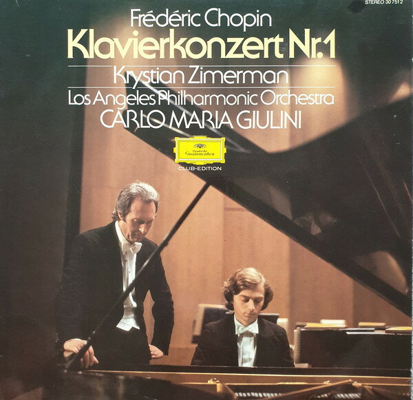 独LP Frederic Chopin, Krystian Zime Klavierkonzert - Piano Concerto No. 1 307512 Deutsche Grammophon /00260