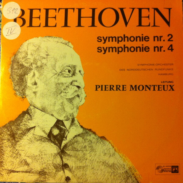 【中古】独LP Symphonie-Orchester Des Nordde Beethoven, Symphonie Nr. 2, Symphonie Nr. 4 SMS2332 Concert Hall /00260