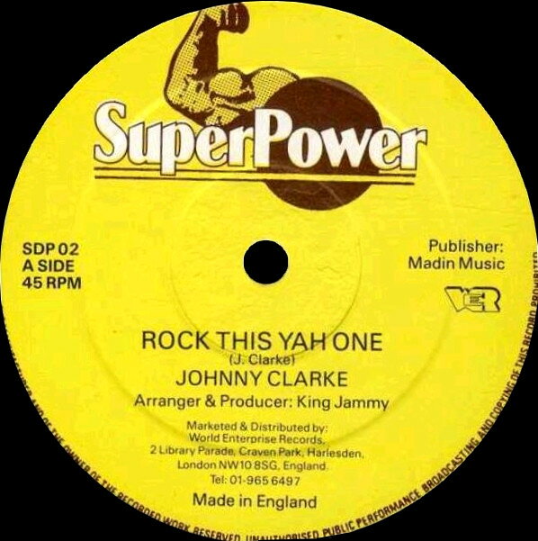 【中古】英12” Johnny Clarke Rock This Yah One SDP02 Super Power /00250