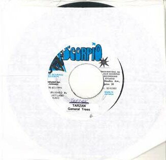 【中古】ジャマイカ7” General Trees Tarzan NONE BLACK SCORPIO /00080