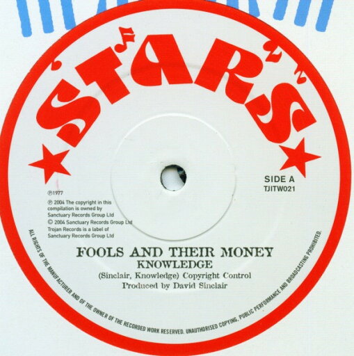 【中古】英12” Knowledge Fools And Their Money / Good Luck My Friends TJITW021 Trojan Records /00250 【中古】英12” Knowledge Fools And Their Money / Good Luck My Friends TJITW021 Trojan Records /00250