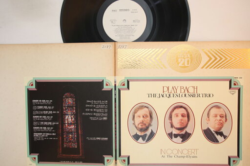 【中古】LP/GF Jacques Loussier Trio Play Bach In Concert Max MAX132 LONDON Japan Vinyl プロモ /00400 【中古】LP/GF Jacques Loussier Trio Play Bach In Concert Max MAX132 LONDON Japan Vinyl プロモ /00400