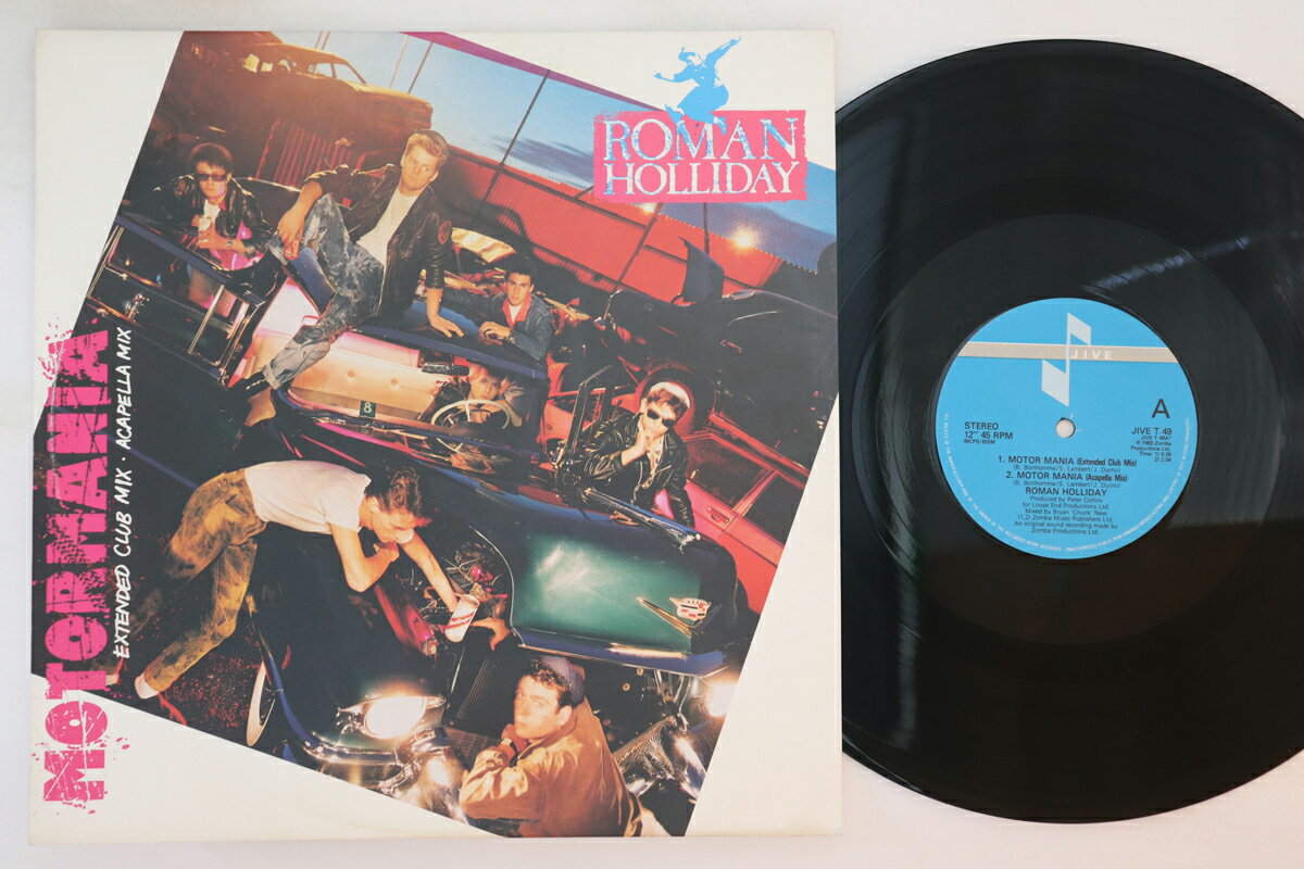 【中古】英12” Roman Holliday Motor Mania / Cookin On The Roof JIVET49 JIVE /00250