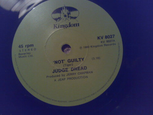 Artist Name: J - 【中古】英7” Judge Dread Not Guilty KV8027 Kingdom Records /00080