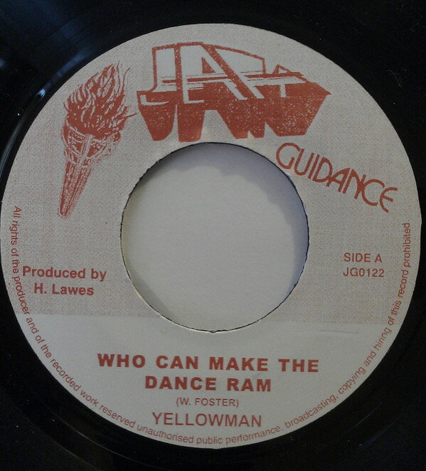 7” Yellowman Who Can Make The Dance Ram JG0122 Jah Guidance /00080