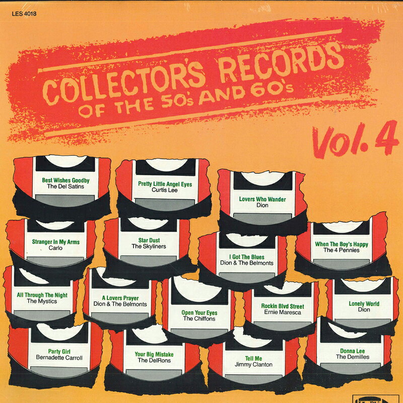 �ڿ��ʡ���LP Various Collectors Records Of The 50s And 60s Vol. 4 LES4018 Laurie Records /00260