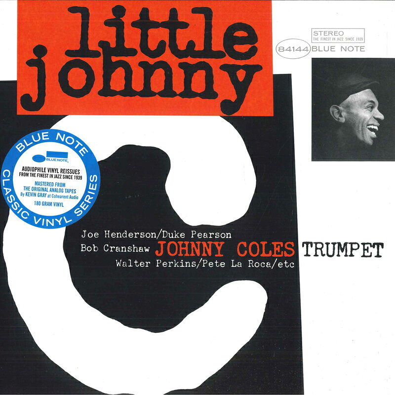 ・アーティスト Johnny Coles ・タイトル Little Johnny C ・レーベル・型番 Blue Note 5504144 ・フォーマット LPレコード ・コンディション(盤) 新品 (M) ・コンディション(ジャケット) ・コンディション(帯) オビなし ・特記事項 サンプル画像です。実際の商品の画像ではありません 商品写真はバーコード/カタログ番号に対応したサンプル画像ですので、お送りする商品の画像ではありません。帯やライナーなどの付属品は、特記事項に記載されている場合のみ含まれます。プロモやカラーレコードなどの仕様についても、該当する場合のみ特記事項に記載しています。 【ご購入前に必ずご確認ください】 ・本店サイト(www.recordcity.jp)とは価格、送料が違います ・本店サイト、その他支店のオーダーとは同梱発送できません ・注文確定後に別の注文を頂いた場合、注文同士の同梱は致しかねます。 ・別倉庫から発送しているため、店頭受け渡しは対応しておりません ・一部商品は他の通販サイトでも販売しているため、ご注文のタイミングによっては商品のご用意ができない場合がございます。 ・土日祝日はお休みです 金曜・祝前日9時以降のご連絡またはご入金は、返答または発送が週明け・祝日明けに順次対応となります。 ・ご購入後のキャンセル不可 ご購入後のキャンセルはいかなる理由においてもお受けできません。ご了承の上、ご購入くださいませ。 ・日本郵便(ゆうパック/ゆうメール)によるお届けになります。 ・中古品であることをご理解ください 当ストアでは中古商品を主に販売しております。中古品であることをご理解の上ご購入ください。また、一部商品はRecordCityオンラインストアで試聴可能です。 ・返品について お客様のご都合による返品は一切承っておりません。 表記の内容と実際の商品に相違がある場合、また針飛び等で返品・返金をご希望される場合は、商品の到着後1週間以内にご連絡ください。商品の返送をこちらで確認後、キャンセル・返金を行います。 コンディションVG以下の商品は返品できません。プレイに影響のない表面のこすれ傷、プレス起因のノイズ盤は返品の対象外です。 【コンディション表記】 ・ほぼ新品(M-)(Like New) 完全な新品。未使用。当店ではほぼ使用しません ・非常に良い(EX)(Excellent) 中古盤として美品な状態。わずかな経年を感じるものの傷みを感じさせない、当店基準で最高の状態 ・良い(VG+)(Very Good Plus) 丁寧に扱われた中古品で、軽い使用感がみられる。 ・可(VG)(Acceptable) 使い込まれた中古品で、「良い」よりもさらに使用感がみられる。 ・悪い(VG-)(Bad) 状態が悪いアイテム。使用の保障はなく、再生不可、針飛び、目立つノイズがあるかもしれない。状態によるクレーム不可。返品不可。 ・非常に悪い(G)(Very Bad) 「悪い」よりさらに状態が悪いアイテム。使用の保障はなく、再生不可、針飛び、目立つノイズがあるかもしれない。状態によるクレーム不可。返品不可。 ・ジャンク(Fair)(Junk/Fair) 割れている、反っている、水ダメージがある、カビ、ジャケットが分離している、ひどい書き込み、ひどい擦れなど最低の状態。使用の保障はなく、再生不可、針飛び、目立つノイズがあるかもしれない。状態によるクレーム不可。返品不可。 ・ジャンク(Poor)(Junk/Poor) 割れている、反っている、水ダメージがある、カビ、ジャケットが分離している、ひどい書き込み、ひどい擦れなど最低の状態。使用の保障はなく、再生不可、針飛び、目立つノイズがあるかもしれない。状態によるクレーム不可。返品不可。