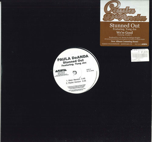 【中古】12” Paula DEANDA Stunned OUT 88697090156 ARISTA /00250 【中古】12” Paula DEANDA Stunned OUT 88697090156 ARISTA /00250