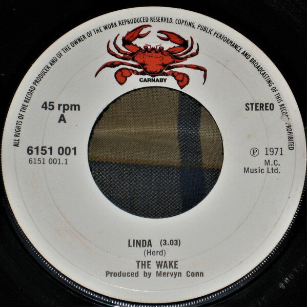 Artist Name: W - 【中古】英7” Wake Linda 6151001 Carnaby /00080