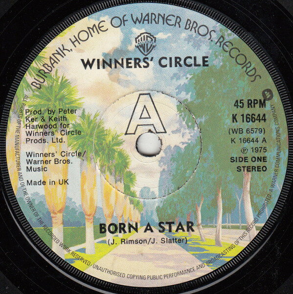 【中古】英7” Winners Circle Born A Star K16644 Warner Bros. Records /00080