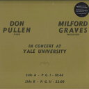 【新品】米LP Don Pullen - Milford Graves In Concert At Yale University SV194 Superior...