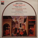 【中古】英LP Benjamin Britten - Robert Tear Saint Nicolas ASD2637 His Masters Voice /...