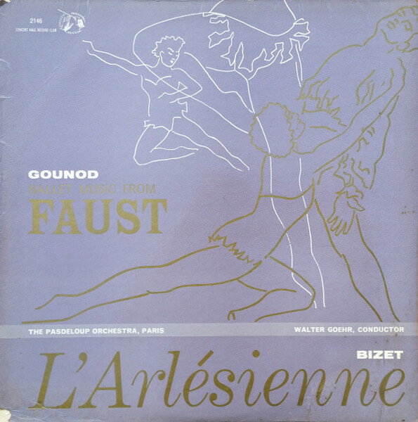 【中古】英LP Orchestre De LAssociation Des Ballet Music From Faust / LArlesienne CM2146 Concert Hall /00260