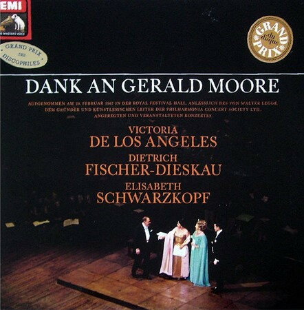 【中古】独2discs LP ディートリヒ・フィッシャー・デ ジェラルド・ムーアに感謝 1C1651000683 HIS MASTERS VOICE /00520