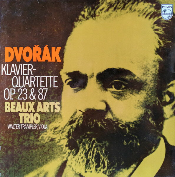 【中古】独LP Antonin Dvo ak, Beaux Arts Tri Klavier-Quartette Op. 23 & 87 6500452 Philips /00260