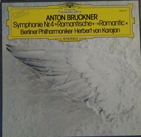 ����š���LP Anton Bruckner, Berliner Philh Symphonie Nr.4 ��Romantische�� = ��Romantic�� 2530674 Deutsche Grammophon /00260