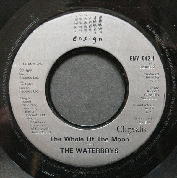 【中古】7” Waterboys The Whole Of The Moon ENY642 Ensign /00080