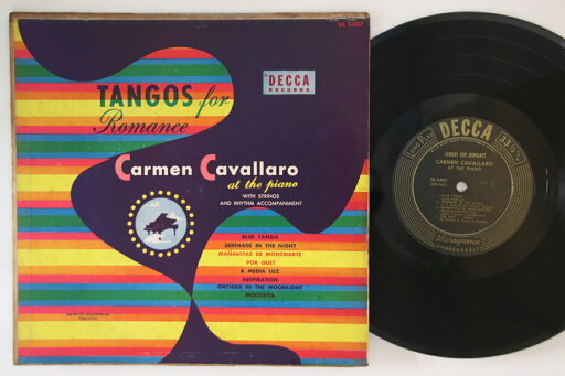 【中古】米10” Carmen Cavallaro Tangos For Romance DL5407 DECCA /00200 【中古】米10” Carmen Cavallaro Tangos For Romance DL5407 DECCA /00200