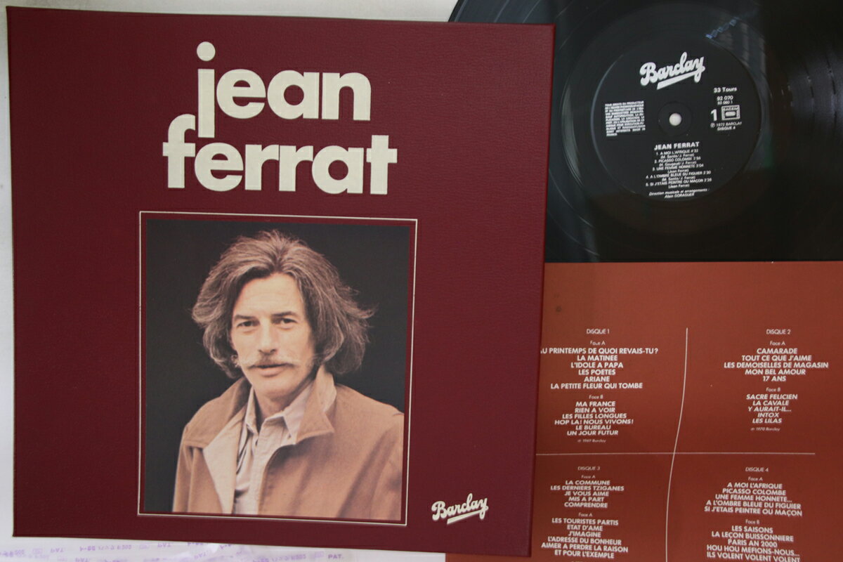 【中古】仏3LP Jean Ferrat Jean Ferrat 3 9206770 BARCLAY /00880