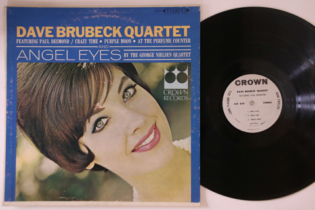 【中古】加LP Dave Brubeck Angel Eyes CST470 CROWN RECORDS /00260