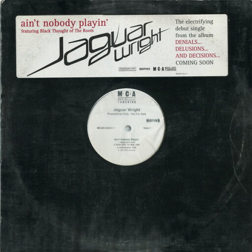 【中古】米12” Jaguar Wright Aint Nobody Playin MCAR255311 MCA Records /00250 【中古】米12” Jaguar Wright Aint Nobody Playin MCAR255311 MCA Records /00250