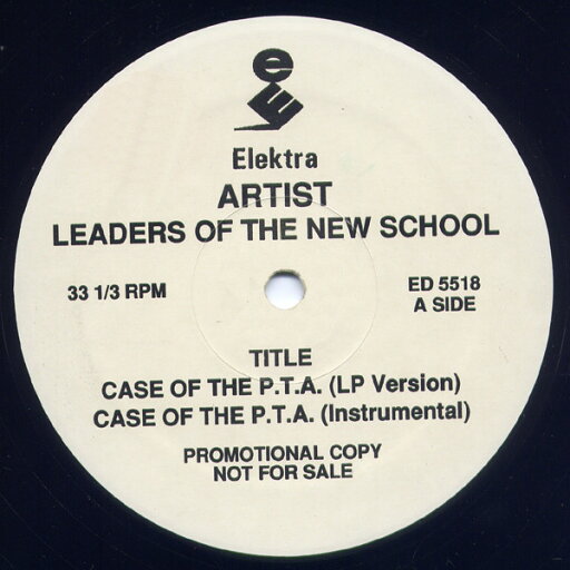 【中古】米12” Leaders Of The New School Case Of The P.T.A. ED5518 Elektra /00250 【中古】米12” Leaders Of The New School Case Of The P.T.A. ED5518 Elektra /00250