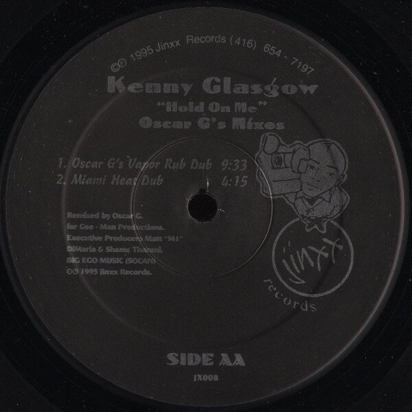 【中古】加12” Kenny Glasgow Hold On Me JX008 JINXX 未開封 /00250