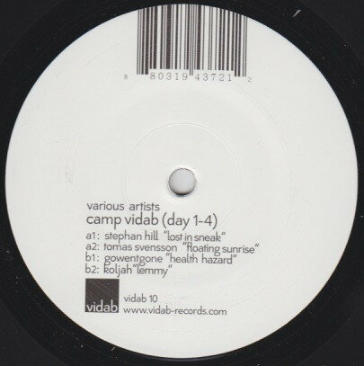 【中古】独12” Various Camp Vidab (Day 1-4) VIDAB10 VIDAB /00250 【中古】独12” Various Camp Vidab (Day 1-4) VIDAB10 VIDAB /00250