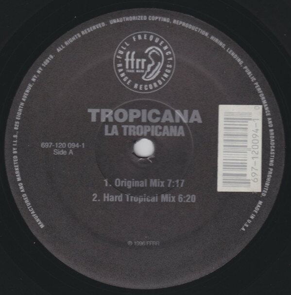 ・アーティスト Tropicana ・タイトル La Tropicana ・レーベル・型番 FFRR 6971200941 ・フォーマット 12インチレコード ・コンディション(盤) 良い (VG+) ・コンディション(ジャケット) 良い (VG+) ・コンディション(帯) オビなし ・特記事項 【シュリンク残し】【レーベルにシール付着】 サンプル画像です。実際の商品の画像ではありません 商品写真はバーコード/カタログ番号に対応したサンプル画像ですので、お送りする商品の画像ではありません。帯やライナーなどの付属品は、特記事項に記載されている場合のみ含まれます。プロモやカラーレコードなどの仕様についても、該当する場合のみ特記事項に記載しています。 【ご購入前に必ずご確認ください】 ・本店サイト(www.recordcity.jp)とは価格、送料が違います ・本店サイト、その他支店のオーダーとは同梱発送できません ・注文確定後に別の注文を頂いた場合、注文同士の同梱は致しかねます。 ・別倉庫から発送しているため、店頭受け渡しは対応しておりません ・一部商品は他の通販サイトでも販売しているため、ご注文のタイミングによっては商品のご用意ができない場合がございます。 ・土日祝日はお休みです 金曜・祝前日9時以降のご連絡またはご入金は、返答または発送が週明け・祝日明けに順次対応となります。 ・ご購入後のキャンセル不可 ご購入後のキャンセルはいかなる理由においてもお受けできません。ご了承の上、ご購入くださいませ。 ・日本郵便(ゆうパック/ゆうメール)によるお届けになります。 ・中古品であることをご理解ください 当ストアでは中古商品を主に販売しております。中古品であることをご理解の上ご購入ください。また、一部商品はRecordCityオンラインストアで試聴可能です。 ・返品について お客様のご都合による返品は一切承っておりません。 表記の内容と実際の商品に相違がある場合、また針飛び等で返品・返金をご希望される場合は、商品の到着後1週間以内にご連絡ください。商品の返送をこちらで確認後、キャンセル・返金を行います。 コンディションVG以下の商品は返品できません。プレイに影響のない表面のこすれ傷、プレス起因のノイズ盤は返品の対象外です。 【コンディション表記】 ・ほぼ新品(M-)(Like New) 完全な新品。未使用。当店ではほぼ使用しません ・非常に良い(EX)(Excellent) 中古盤として美品な状態。わずかな経年を感じるものの傷みを感じさせない、当店基準で最高の状態 ・良い(VG+)(Very Good Plus) 丁寧に扱われた中古品で、軽い使用感がみられる。 ・可(VG)(Acceptable) 使い込まれた中古品で、「良い」よりもさらに使用感がみられる。 ・悪い(VG-)(Bad) 状態が悪いアイテム。使用の保障はなく、再生不可、針飛び、目立つノイズがあるかもしれない。状態によるクレーム不可。返品不可。 ・非常に悪い(G)(Very Bad) 「悪い」よりさらに状態が悪いアイテム。使用の保障はなく、再生不可、針飛び、目立つノイズがあるかもしれない。状態によるクレーム不可。返品不可。 ・ジャンク(Fair)(Junk/Fair) 割れている、反っている、水ダメージがある、カビ、ジャケットが分離している、ひどい書き込み、ひどい擦れなど最低の状態。使用の保障はなく、再生不可、針飛び、目立つノイズがあるかもしれない。状態によるクレーム不可。返品不可。 ・ジャンク(Poor)(Junk/Poor) 割れている、反っている、水ダメージがある、カビ、ジャケットが分離している、ひどい書き込み、ひどい擦れなど最低の状態。使用の保障はなく、再生不可、針飛び、目立つノイズがあるかもしれない。状態によるクレーム不可。返品不可。