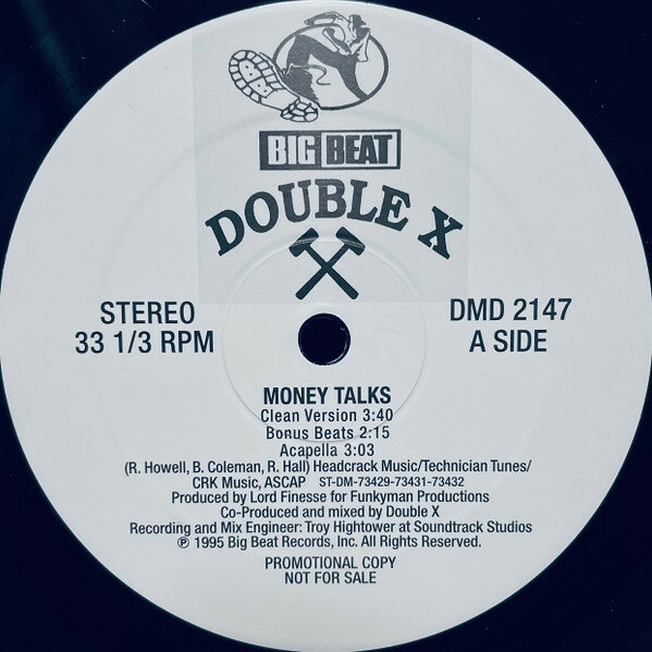 【中古】米12” Double XX Posse Money Talks DMD2147 Big Beat プロモ /00250