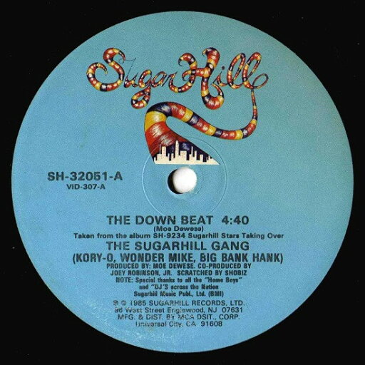 【中古】米12” Sugarhill Gang The Down Beat SH32051 Sugar Hill Records /00250 【中古】米12” Sugarhill Gang The Down Beat SH32051 Sugar Hill Records /00250