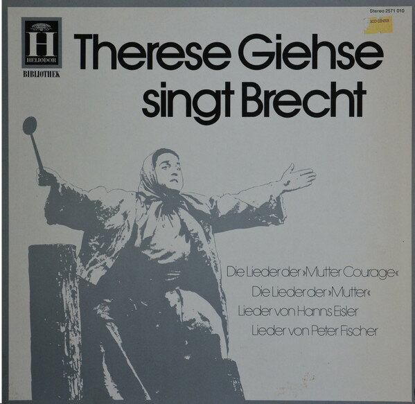・アーティスト Therese Giehse ・タイトル Therese Giehse Singt Brecht ・レーベル・型番 Heliodor Bibliothek 2571010 ・フォーマット LPレコード ・コンディション(盤) 非常に良い(EX) ・コンディション(ジャケット) 非常に良い(EX) ・コンディション(帯) オビなし ・特記事項 【カバーにシール付着】【カバーに軽い擦れ】【盤に薄い跡】 サンプル画像です。実際の商品の画像ではありません 商品写真はバーコード/カタログ番号に対応したサンプル画像ですので、お送りする商品の画像ではありません。帯やライナーなどの付属品は、特記事項に記載されている場合のみ含まれます。プロモやカラーレコードなどの仕様についても、該当する場合のみ特記事項に記載しています。 【ご購入前に必ずご確認ください】 ・本店サイト(www.recordcity.jp)とは価格、送料が違います ・本店サイト、その他支店のオーダーとは同梱発送できません ・注文確定後に別の注文を頂いた場合、注文同士の同梱は致しかねます。 ・別倉庫から発送しているため、店頭受け渡しは対応しておりません ・一部商品は他の通販サイトでも販売しているため、ご注文のタイミングによっては商品のご用意ができない場合がございます。 ・土日祝日はお休みです 金曜・祝前日9時以降のご連絡またはご入金は、返答または発送が週明け・祝日明けに順次対応となります。 ・ご購入後のキャンセル不可 ご購入後のキャンセルはいかなる理由においてもお受けできません。ご了承の上、ご購入くださいませ。 ・日本郵便(ゆうパック/ゆうメール)によるお届けになります。 ・中古品であることをご理解ください 当ストアでは中古商品を主に販売しております。中古品であることをご理解の上ご購入ください。また、一部商品はRecordCityオンラインストアで試聴可能です。 ・返品について お客様のご都合による返品は一切承っておりません。 表記の内容と実際の商品に相違がある場合、また針飛び等で返品・返金をご希望される場合は、商品の到着後1週間以内にご連絡ください。商品の返送をこちらで確認後、キャンセル・返金を行います。 コンディションVG以下の商品は返品できません。プレイに影響のない表面のこすれ傷、プレス起因のノイズ盤は返品の対象外です。 【コンディション表記】 ・ほぼ新品(M-)(Like New) 完全な新品。未使用。当店ではほぼ使用しません ・非常に良い(EX)(Excellent) 中古盤として美品な状態。わずかな経年を感じるものの傷みを感じさせない、当店基準で最高の状態 ・良い(VG+)(Very Good Plus) 丁寧に扱われた中古品で、軽い使用感がみられる。 ・可(VG)(Acceptable) 使い込まれた中古品で、「良い」よりもさらに使用感がみられる。 ・悪い(VG-)(Bad) 状態が悪いアイテム。使用の保障はなく、再生不可、針飛び、目立つノイズがあるかもしれない。状態によるクレーム不可。返品不可。 ・非常に悪い(G)(Very Bad) 「悪い」よりさらに状態が悪いアイテム。使用の保障はなく、再生不可、針飛び、目立つノイズがあるかもしれない。状態によるクレーム不可。返品不可。 ・ジャンク(Fair)(Junk/Fair) 割れている、反っている、水ダメージがある、カビ、ジャケットが分離している、ひどい書き込み、ひどい擦れなど最低の状態。使用の保障はなく、再生不可、針飛び、目立つノイズがあるかもしれない。状態によるクレーム不可。返品不可。 ・ジャンク(Poor)(Junk/Poor) 割れている、反っている、水ダメージがある、カビ、ジャケットが分離している、ひどい書き込み、ひどい擦れなど最低の状態。使用の保障はなく、再生不可、針飛び、目立つノイズがあるかもしれない。状態によるクレーム不可。返品不可。