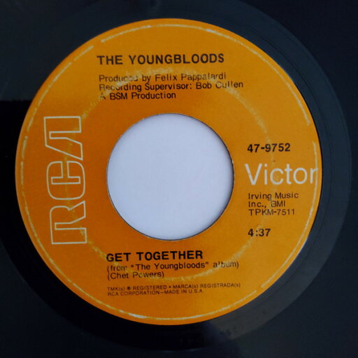【中古】加7” Youngbloods Get Together 751110 RCA Victor /00080 【中古】加7” Youngbloods Get Together 751110 RCA Victor /00080