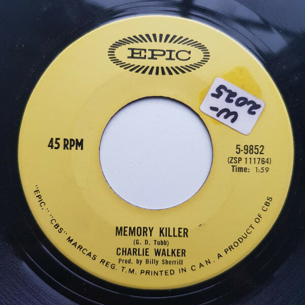 š۲7 Charlie Walker Memory Killer 59852 Epic /00080