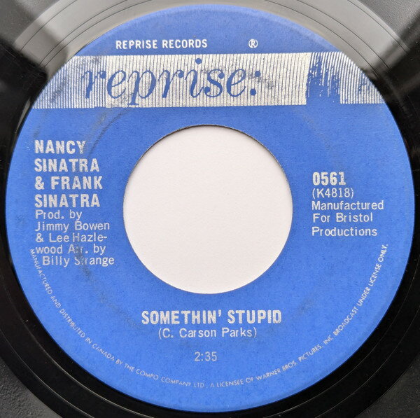 š۲7 Nancy Sinatra & Frank Sinatra Somethin Stupid / Give Her Love ...
