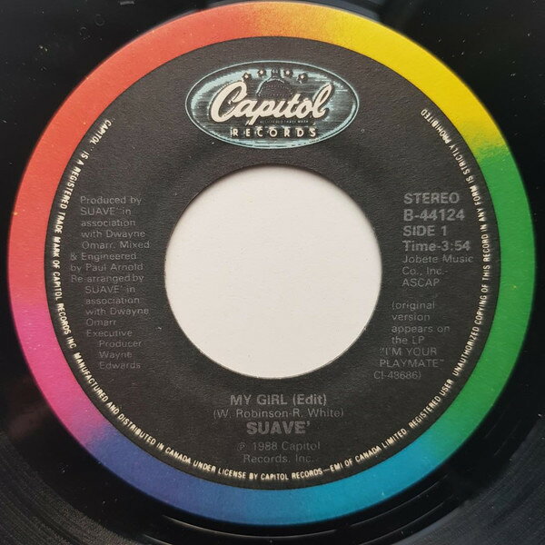 【中古】加7” Suave My Girl B44124 Capitol Records /00080