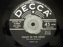 【中古】加7” Peggy Lee Crazy In The Heart / Mr. Wonderful 929834 Decca /00080