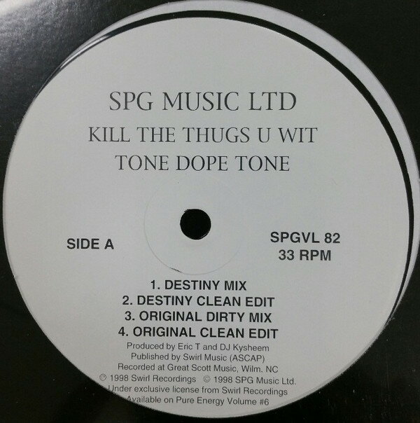 ・アーティスト Tone Dope Tone / Veronica ・タイトル Kill The Thugs U Wit / Rise ・レーベル SPG Music Productions Ltd. SPGVL82 ・フォーマット 12インチレコード ・コンディション(盤) 良い (VG+) ・コンディション(ジャケット) プレインカバー（元ジャケット／カバー無し） ・コンディション(帯) オビなし ・特記事項 サンプル画像です。実際の商品の画像ではありません 商品写真はバーコード/カタログ番号に対応したサンプル画像ですので、お送りする商品の画像ではありません。帯やライナーなどの付属品は、特記事項に記載されている場合のみ含まれます。プロモやカラーレコードなどの仕様についても、該当する場合のみ特記事項に記載しています。 【ご購入前に必ずご確認ください】 ・本店サイト(www.recordcity.jp)とは価格、送料が違います ・本店サイト、その他支店のオーダーとは同梱発送できません ・別倉庫から発送しているため、店頭受け渡しは対応しておりません ・一部商品は他の通販サイトでも販売しているため、ご注文のタイミングによっては商品のご用意ができない場合がございます。 ・土日祝日はお休みです 金曜・祝前日9時以降のご連絡またはご入金は、返答または発送が週明け・祝日明けに順次対応となります。 ・ご購入後のキャンセル不可 ご購入後のキャンセルはいかなる理由においてもお受けできません。ご了承の上、ご購入くださいませ。 ・日本郵便(ゆうパック/ゆうメール)によるお届けになります。 ・中古品であることをご理解ください 当ストアではお客様よりお譲りいただいた中古商品を主に販売しております。中古品であることをご理解の上ご購入ください。また、一部商品はRecordCityオンラインストアで試聴可能です。 ・返品について お客様のご都合による返品は一切承っておりません。 表記の内容と実際の商品に相違がある場合、また針飛び等で返品・返金をご希望される場合は、商品の到着後1週間以内にご連絡ください。商品の返送をこちらで確認後、キャンセル・返金を行います。 コンディションVG以下の商品は返品できません。プレイに影響のない表面のこすれ傷、プレス起因のノイズ盤は返品の対象外です。 【コンディション表記】 ・ほぼ新品(M-)(Like New) 完全な新品。未使用。当店ではほぼ使用しません ・非常に良い(EX)(Excellent) 中古盤として美品な状態。わずかな経年を感じるものの傷みを感じさせない、当店基準で最高の状態 ・良い(VG+)(Very Good Plus) 丁寧に扱われた中古品で、軽い使用感がみられる。 ・可(VG)(Acceptable) 使い込まれた中古品で、「良い」よりもさらに使用感がみられる。 ・悪い(VG-)(Bad) 状態が悪いアイテム。使用の保障はなく、再生不可、針飛び、目立つノイズがあるかもしれない。状態によるクレーム不可。返品不可。 ・非常に悪い(G)(Very Bad) 「悪い」よりさらに状態が悪いアイテム。使用の保障はなく、再生不可、針飛び、目立つノイズがあるかもしれない。状態によるクレーム不可。返品不可。 ・ジャンク(Fair)(Junk/Fair) 割れている、反っている、水ダメージがある、カビ、ジャケットが分離している、ひどい書き込み、ひどい擦れなど最低の状態。使用の保障はなく、再生不可、針飛び、目立つノイズがあるかもしれない。状態によるクレーム不可。返品不可。 ・ジャンク(Poor)(Junk/Poor) 割れている、反っている、水ダメージがある、カビ、ジャケットが分離している、ひどい書き込み、ひどい擦れなど最低の状態。使用の保障はなく、再生不可、針飛び、目立つノイズがあるかもしれない。状態によるクレーム不可。返品不可。