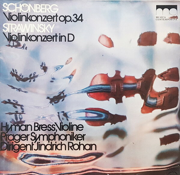 【中古】独LP Schonberg, Stravinsky, Hyman B Violin Concerto Violin Concerto 86153MK Supraphon /00260